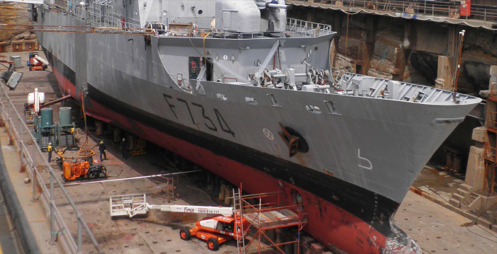 Ship coating removal